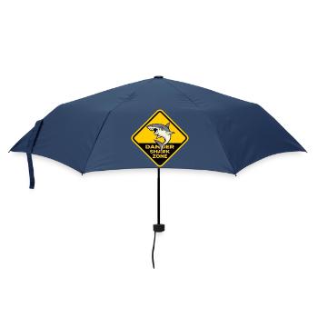 Danger Shark Zone - Umbrella (small) - navy - Front