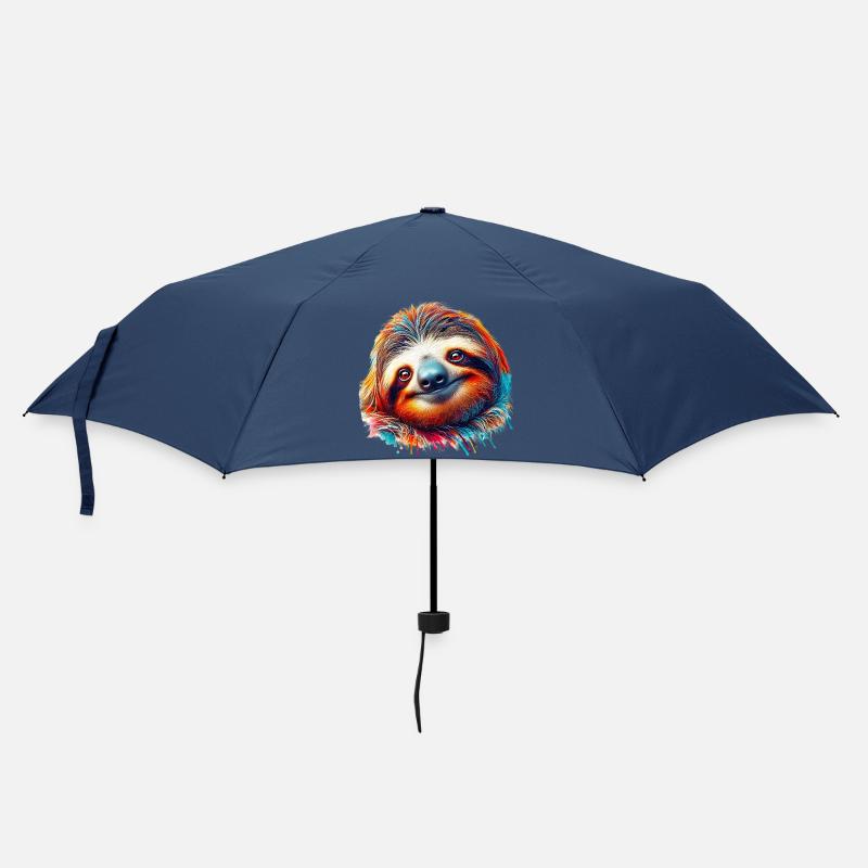 Faultier - Regenschirm (klein) - Navy