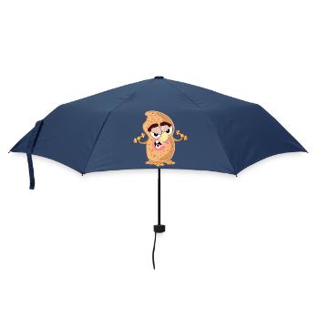 BICEPS STRENGTH TRAINING PEANUTS - Umbrella (small) - navy - Front