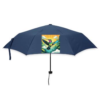 Hummingbird - Umbrella (small) - navy - Front
