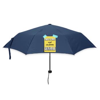 My ex husband had a great wife - Umbrella (small) - navy - Front