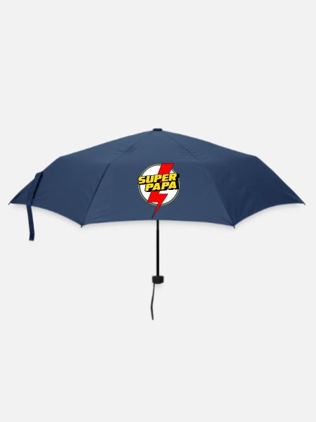 Super-Papa - Regenschirm (klein) - Navy