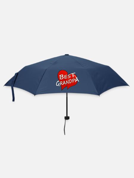 BEST GRANDPA - Regenschirm (klein) - Navy