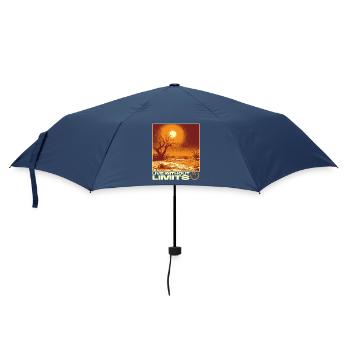 Live Without Limits – Surreal Desert Scene - Umbrella (small) - navy - Front