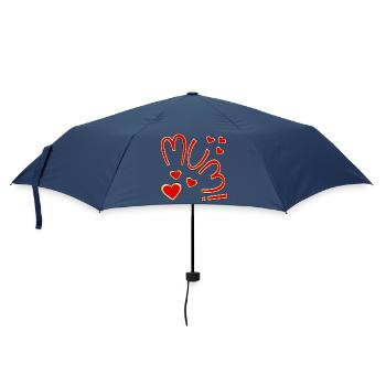 GIFT IDEAS FOR MOTHER - LETTERING MUM - Umbrella (small) - navy - Front