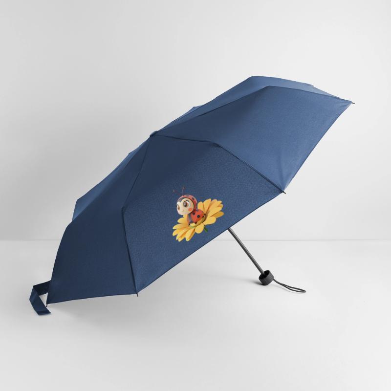 Cute ladybug on a flower Umbrella (small)