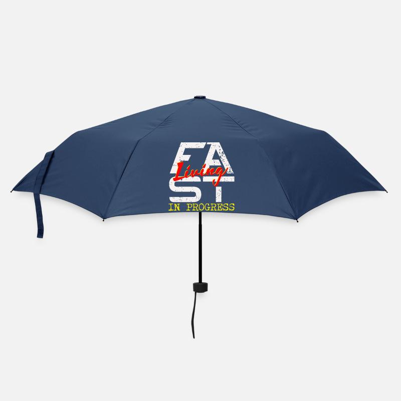 Fast living - Regenschirm (klein) - Navy