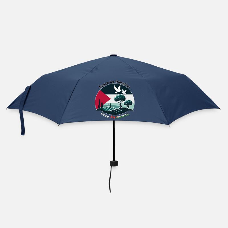 Peace for Palestine - Umbrella (small) - navy