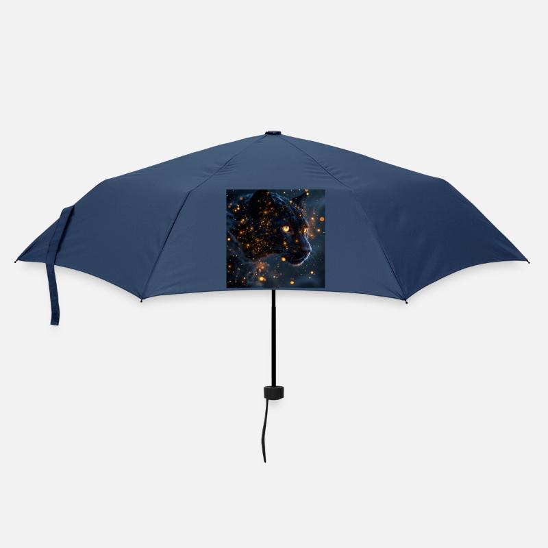 Animal Totem Guépard Noir - Parapluie standard - marine