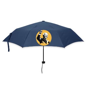 Nelson Mandela | Inspirational - Umbrella (small) - navy - Front
