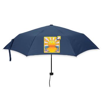 California Sunshine - Umbrella (small) - navy - Front