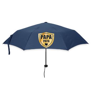 PAPA 2026 VATER BABY Auszeichnung - Regenschirm (klein) - Navy - Vorne