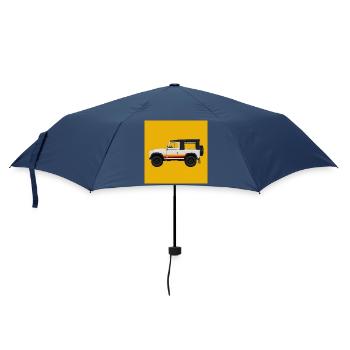Vintage Off-Road SUV Design Defender - Regenschirm (klein) - Navy - Vorne