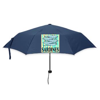 CANNED SARDINES FISH - Umbrella (small) - navy - Front