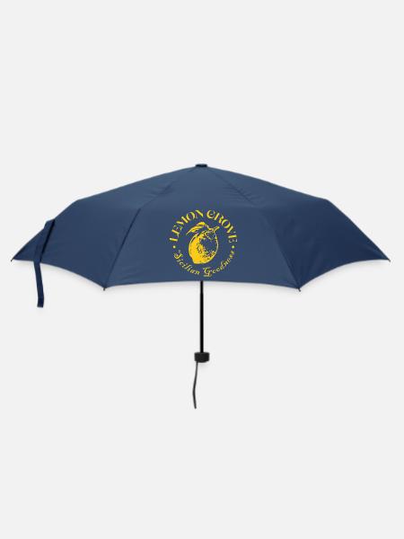 Zitronenanbauer-Abzeichen-Design - Regenschirm (klein) - Navy