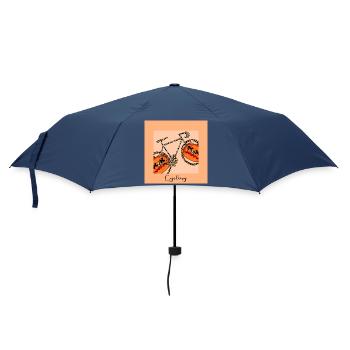 HALLOWEEN COSTUME CYCLING PUMPKIN - Umbrella (small) - navy - Front