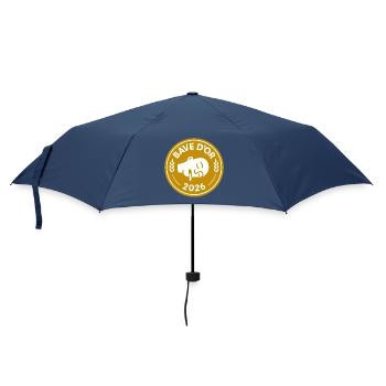 Golden Slime Award 2026 Nap Champion - Regenschirm (klein) - Navy - Vorne