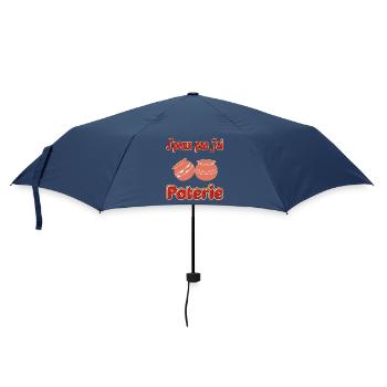 Ich kann keine Töpferwaren haben - Regenschirm (klein) - Navy - Vorne
