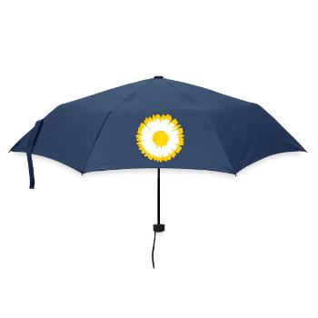 Graphique Daisy Sunburst - Parapluie standard - marine - Devant