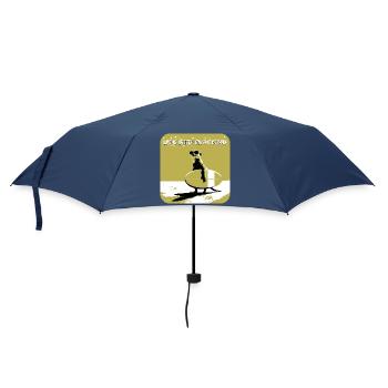 Sympa suricate avec planche de surf - Parapluie standard - marine - Devant