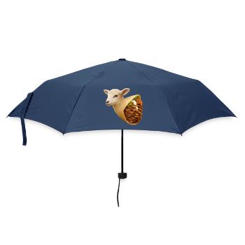 Lamb kebab | Reduced meat consumption - Umbrella (small) - navy - Front