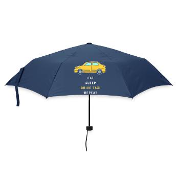 Taxifahrer Taxi - Regenschirm (klein) - Navy - Vorne