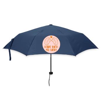Igel - Habe Dich so lieb - Regenschirm (klein) - Navy - Vorne