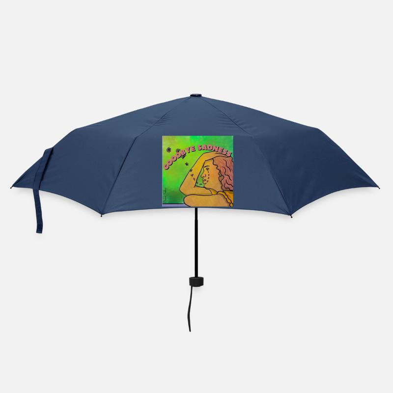 Leb wohl, Traurigkeit - Regenschirm (klein) - Navy