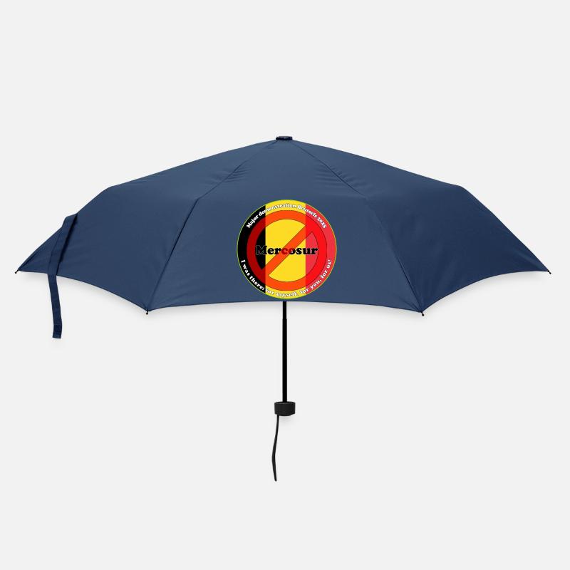 Bauernprotest gegen Mercosur - Regenschirm (klein) - Navy