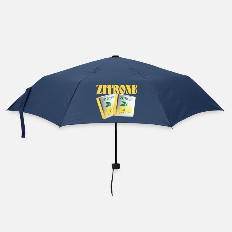 Halloren Frukas Zitrone - Regenschirm (klein) - Navy