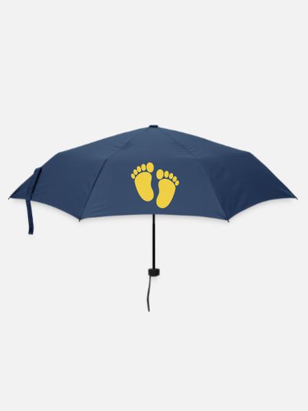 Babyfüße - Regenschirm (klein) - Navy