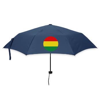 Bolivia round flag - Umbrella (small) - navy - Front