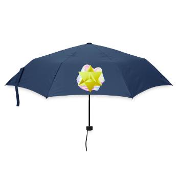 Surreal Merkaba Star - Umbrella (small) - navy - Front