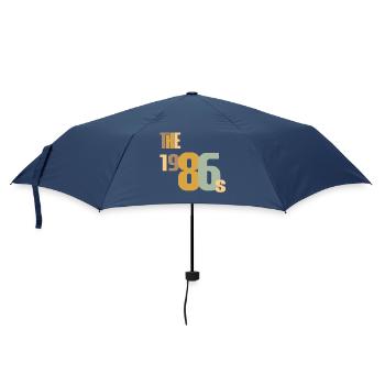 Vintage Year 1986 Birthday 40 Years Gift Idea - Umbrella (small) - navy - Front