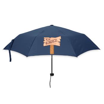 ICH KÜNDIGE - NEUORIENTIERUNG JOB - Regenschirm (klein) - Navy - Vorne