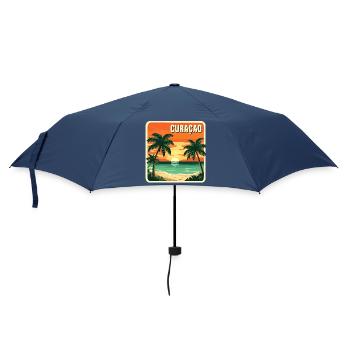 Curacao - Regenschirm (klein) - Navy - Vorne