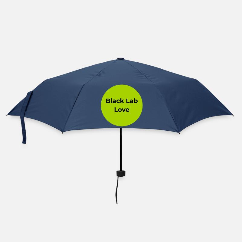 Black Lab Love Tea - Umbrella (small) - navy