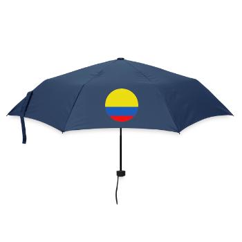 Colombia round flag - Umbrella (small) - navy - Front