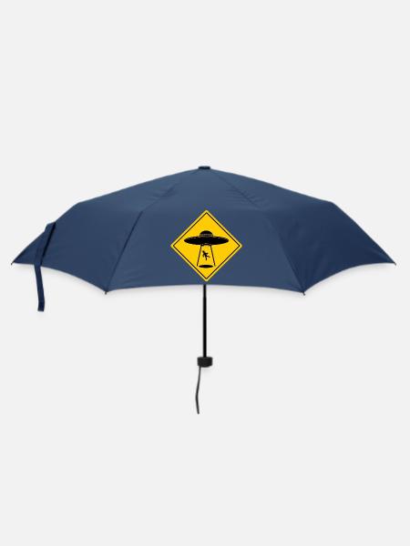 Beware of UFOs - Umbrella (small) - navy