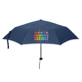LGBTQ Pride Month - Make Homophobia Extinct - Umbrella (small) - navy - Front