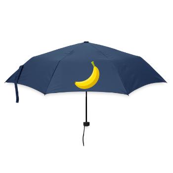 Banane - Regenschirm (klein) - Navy - Vorne