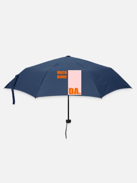 Berlinerisch Zeit Berlin - Regenschirm (klein) - Navy