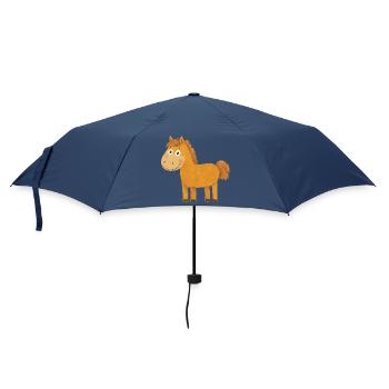 Horse - Umbrella (small) - navy - Front