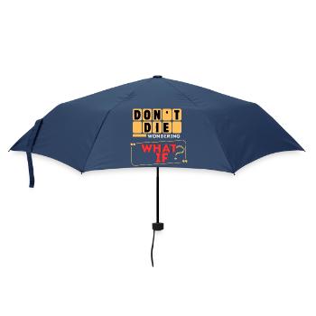 What If Dare: Agis Sans Hésiter - Parapluie standard - marine - Devant