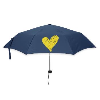 Heart - Umbrella (small) - navy - Front