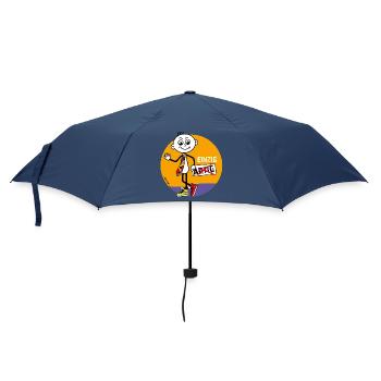 Einzig nicht artiger Strichel mit bunter Krawatte  - Regenschirm (klein) - Navy - Vorne