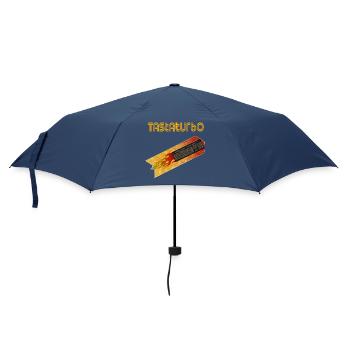 Lustiger Computer-Spruch Büro Geschenkidee - Regenschirm (klein) - Navy - Vorne