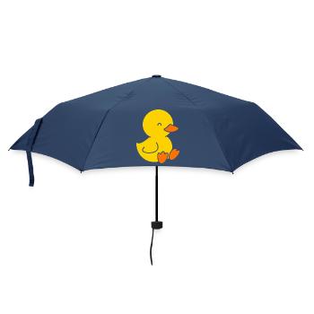 Cute yellow chick for kids - Umbrella (small) - navy - Front