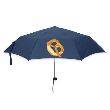 Brezel - Regenschirm (klein) - Navy - Vorne