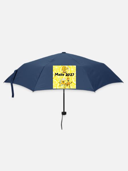 Malle_2027 Design - Regenschirm (klein) - Navy
